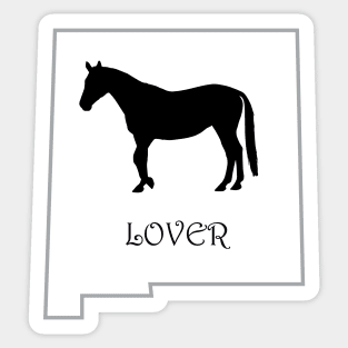 New Mexico Horse Lover Gift Sticker